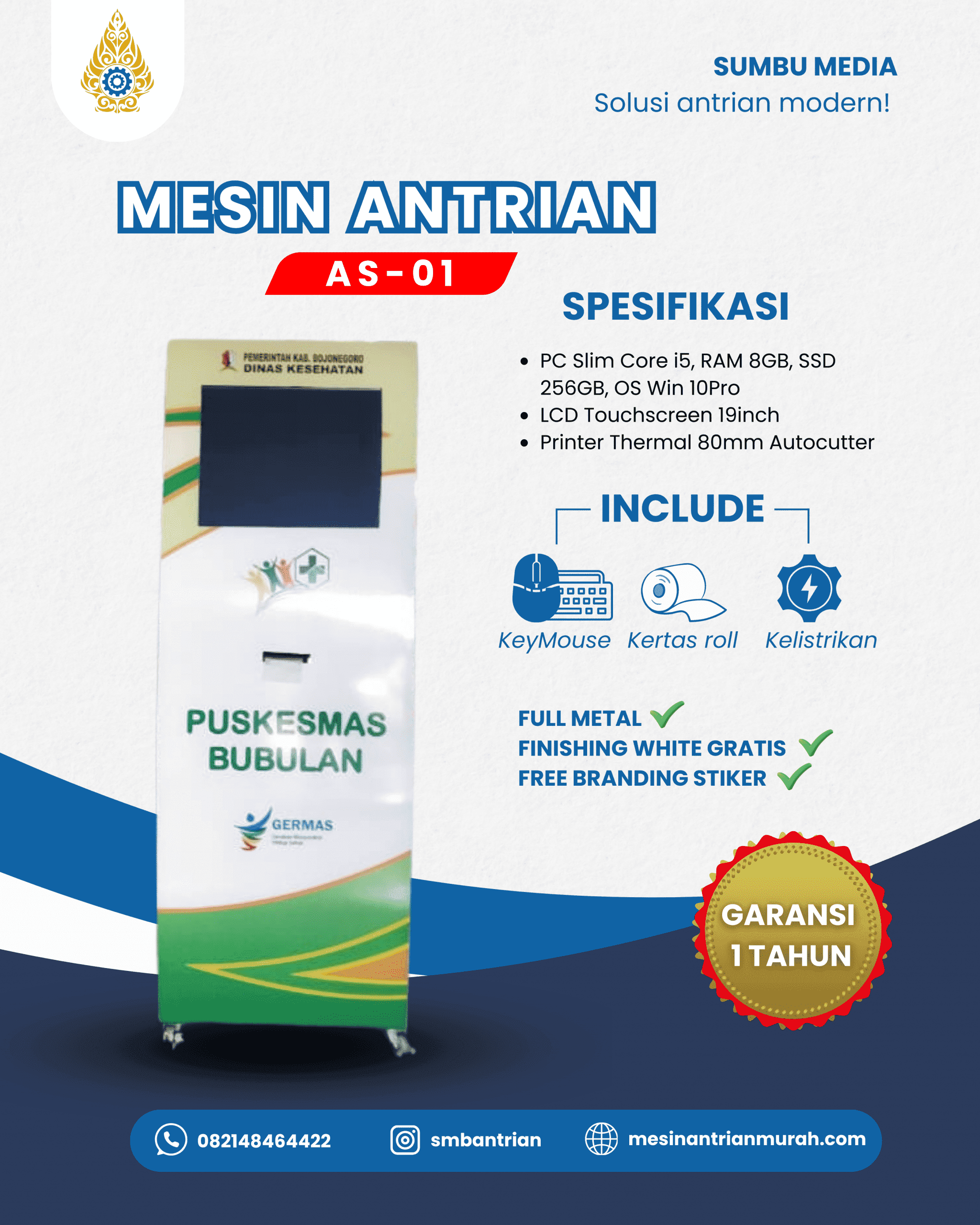 Mesin Antrian AS-01