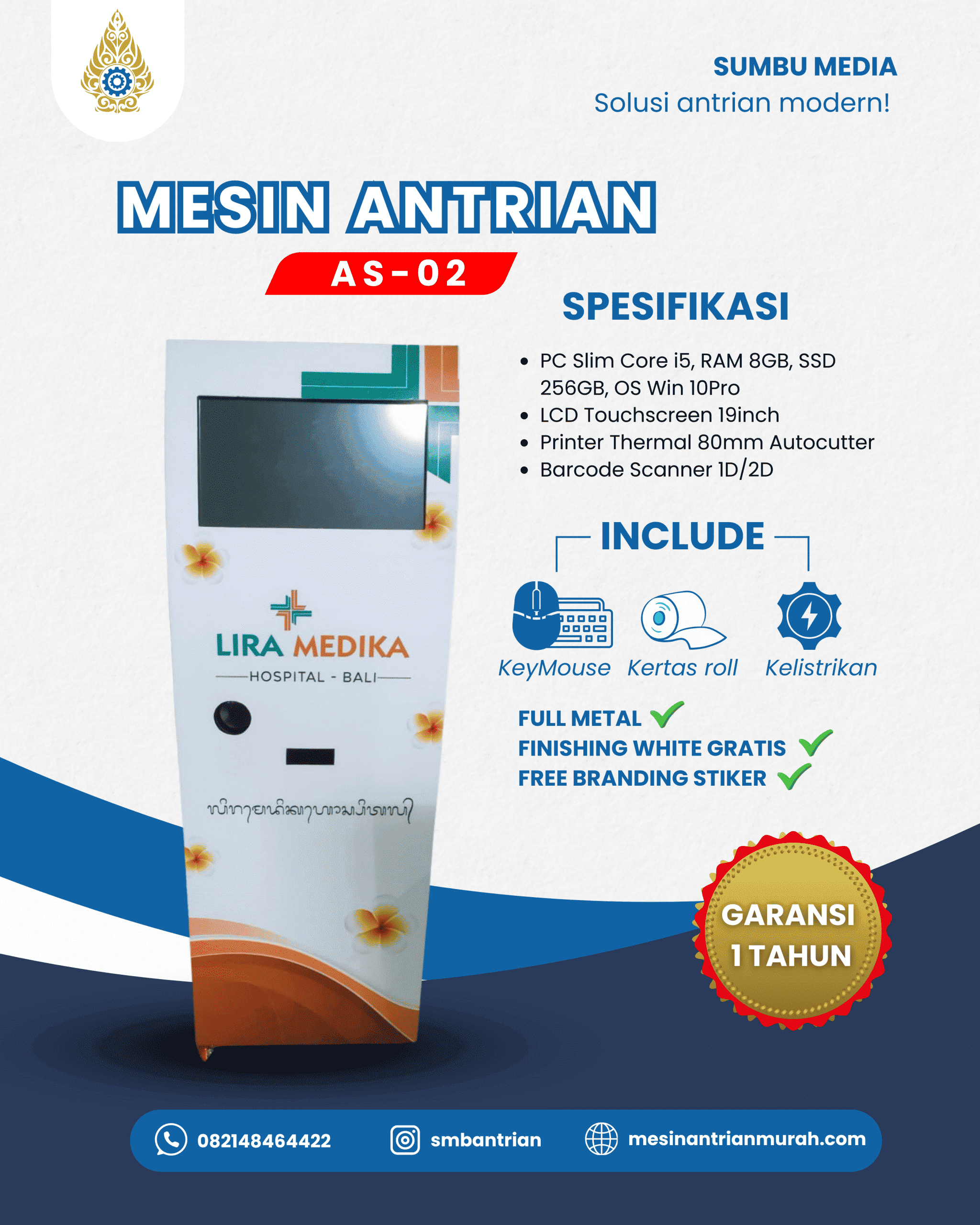 Mesin Antrian AS-02